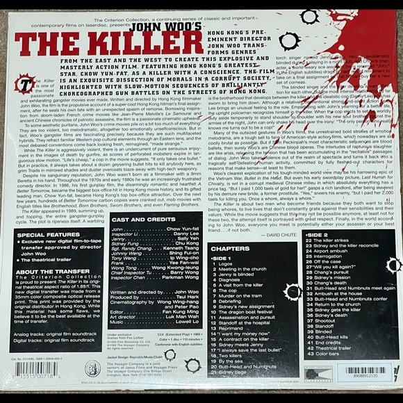 THE KILLER by John Woo Staring Chow Yun-fat —-SEALED RARE - Picture 2 of 2